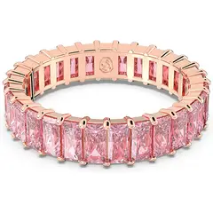 SWAROVSKI - Anillo Matrix Talla Baguette Rosa Baño Tono Rosa 5662102