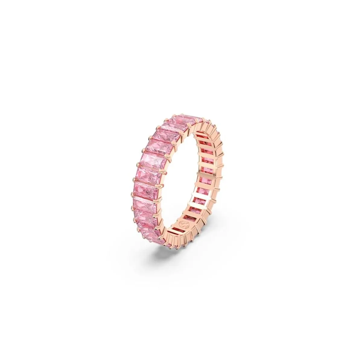 SWAROVSKI - Anillo Swarovski Matrix Talla Baguette Rosa Baño Tono Rosa 5662102