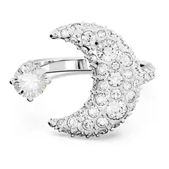 SWAROVSKI - Anillo Abierto Luna Luna Blanco Baño De Rodio 5666176