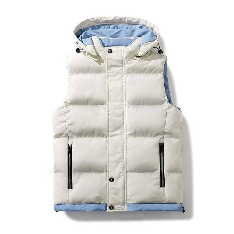 KNOWMLAB - Parka Sin Mangas Hombre Amarillo