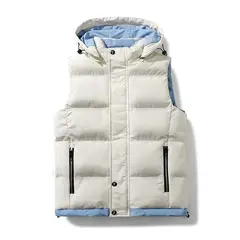 KNOWMLAB - Parka Sin Mangas Hombre Amarillo