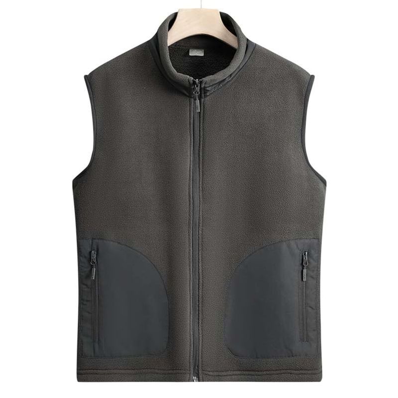 KNOWMLAB - Parka Sin Mangas Hombre Gris