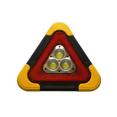 MOVI - TRIANGULO DE EMERGENCIA RECARGABLE CON LUZ SOLAR LUZ LED