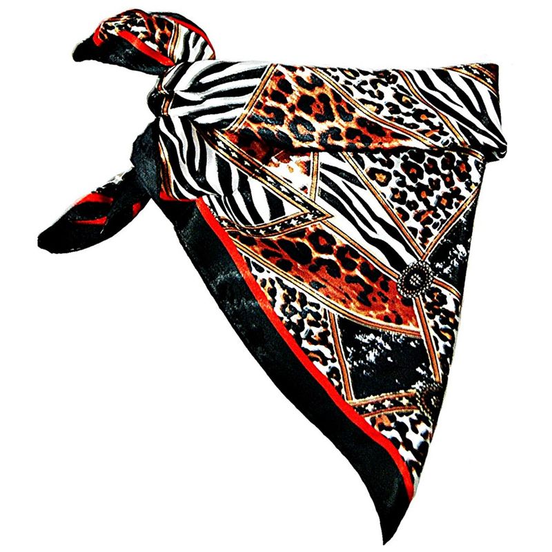VIVAFELICIA - Pañuelo Bandana Patchwork Congo Negro
