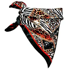 VIVAFELICIA - Pañuelo Bandana Patchwork Congo Negro