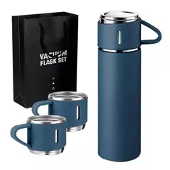 GENERICO - Set Termos De Agua Caliente Frio Termo Café Te+3 Tazas 500ml