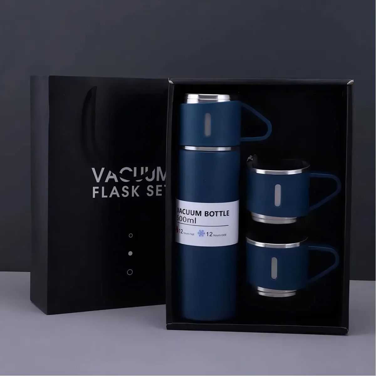 GENERICO - Set Termos De Agua Caliente Frio Termo Café Te+3 Tazas 500ml