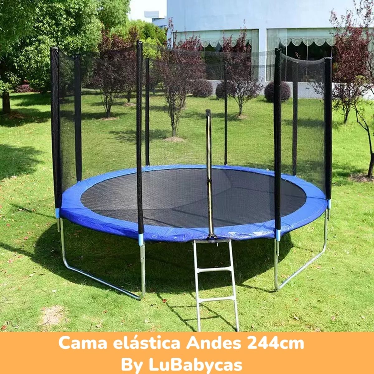 Cama Elástica Trampoline 244cm Escalera Andes Lubabycas, marca LUBABYCAS - Foto 2