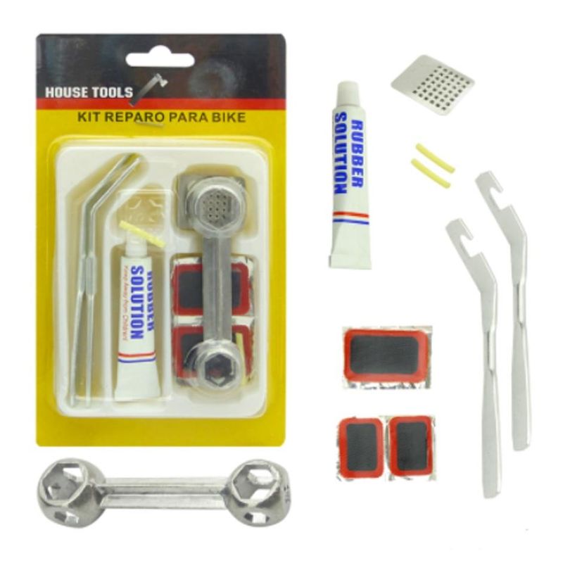 GENERICO - Kit De Reparación Para Cámara De Bicicleta - Negro