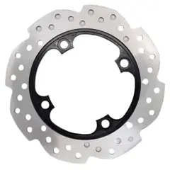 GENERICO - Disco De Freno Trasero para Moto Honda Cb190 - Negro