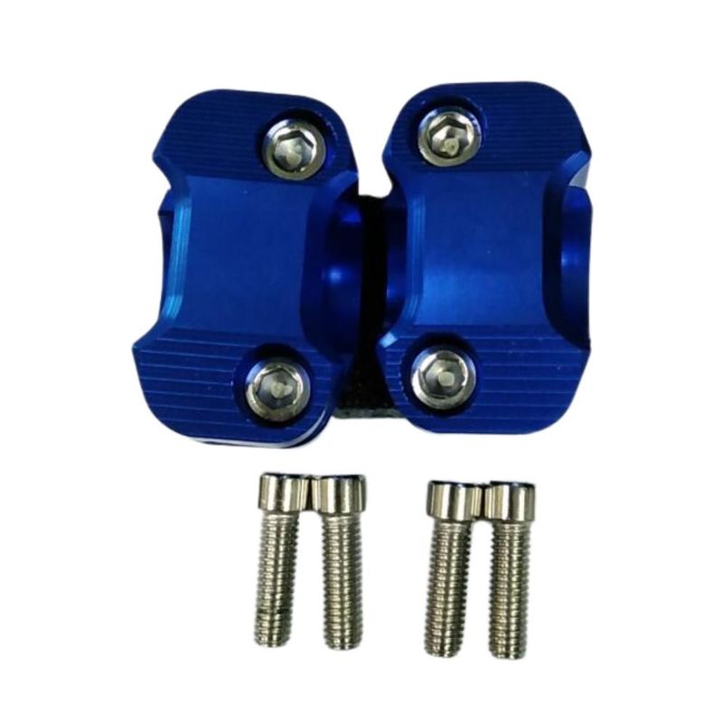 GENERICO - Alza Manubrio Rizoma 22mm A 22mm Azul - Azul