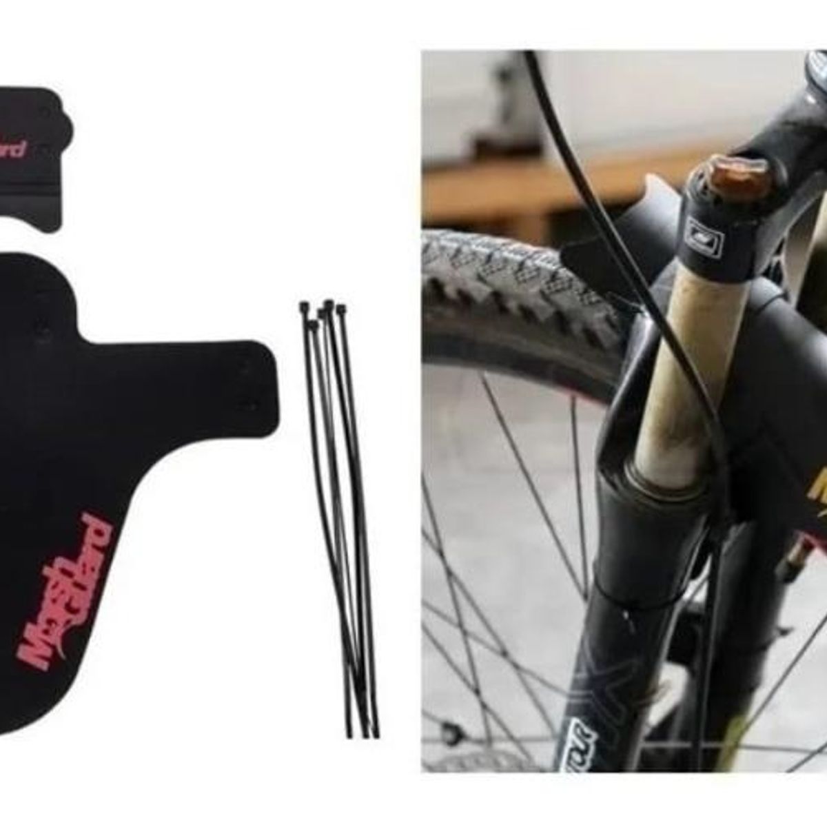 GENERICO - Tapabarro Delantero Para Bicicleta - Negro