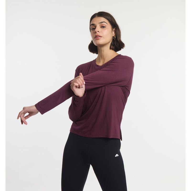ELLESSE - POLERA MUJER ELLESSE SUSANA BURGANDY