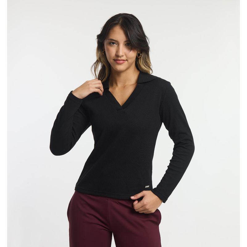 ELLESSE - POLERA MUJER ELLESSE LORNA NEGRO