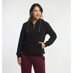 ELLESSE - POLERON MUJER LIBERTAD NEGRO