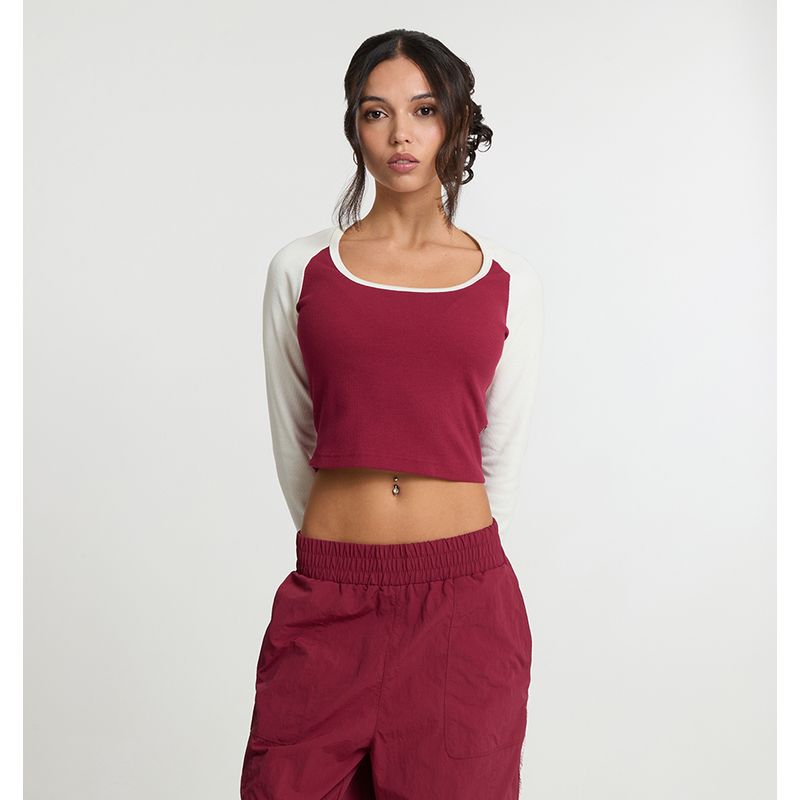 ELLESSE - POLERA MUJER ELLESSE GAEL BURGANDY