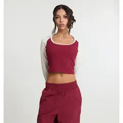 ELLESSE - POLERA MUJER GAEL BURGANDY