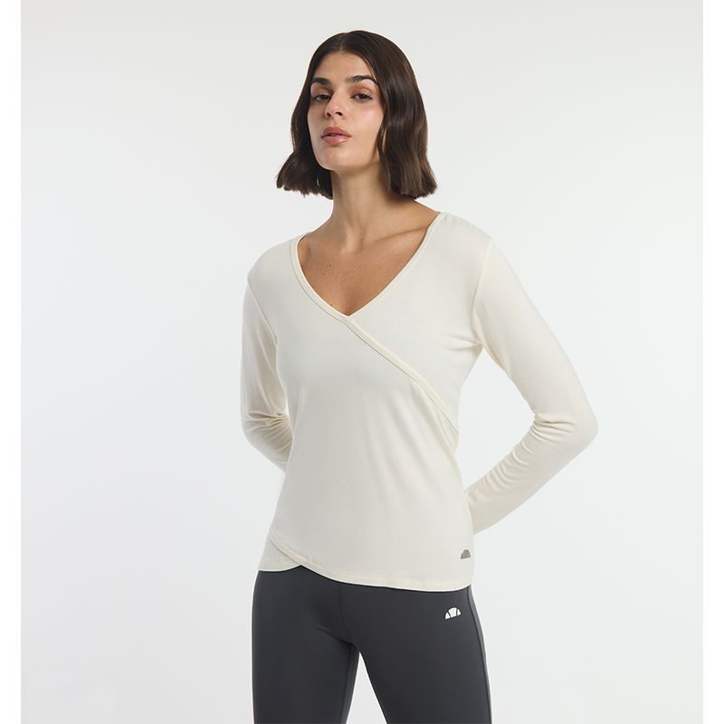 ELLESSE - POLERA MUJER ELLESSE YOKO OFF WHITE