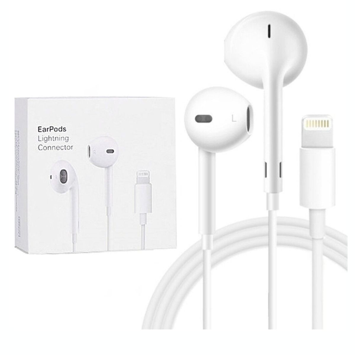 GENERICO - Audifonos  Lightning  blanco compatible  iPhone   Alternativo