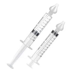 GENERICO - Jeringa Para Lavado Nasal Bebe, Niños Limpiador Nasal Pack 2