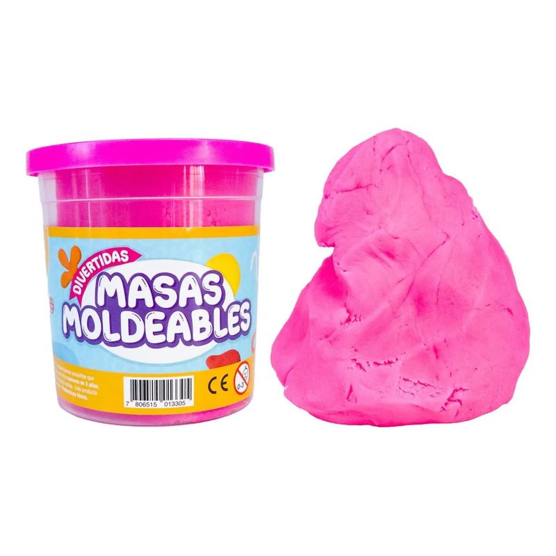 ADETEC - Masas Moldeables Adetec Fucsia 220 g Didáctico No Tóxico