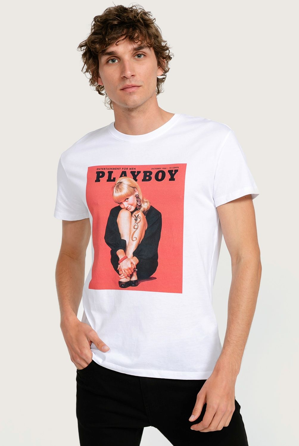 JACK&JONES - Polera Licencia Playboy