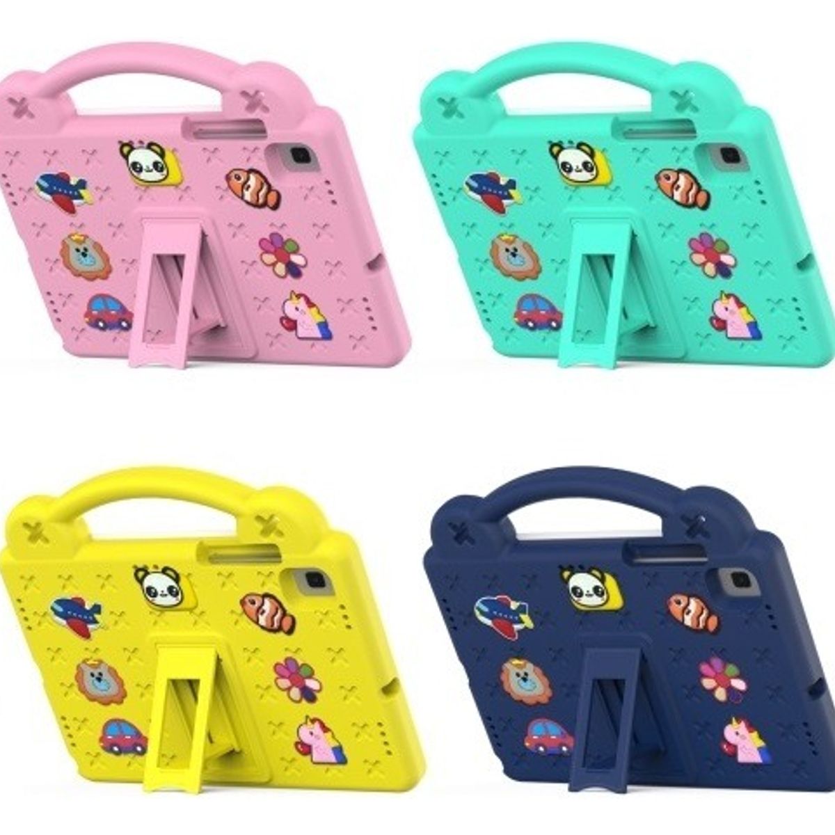 JM IMPORT - Funda EVA iPad 102 105 2021 2020  Lámina Hidrogel AMARILLO