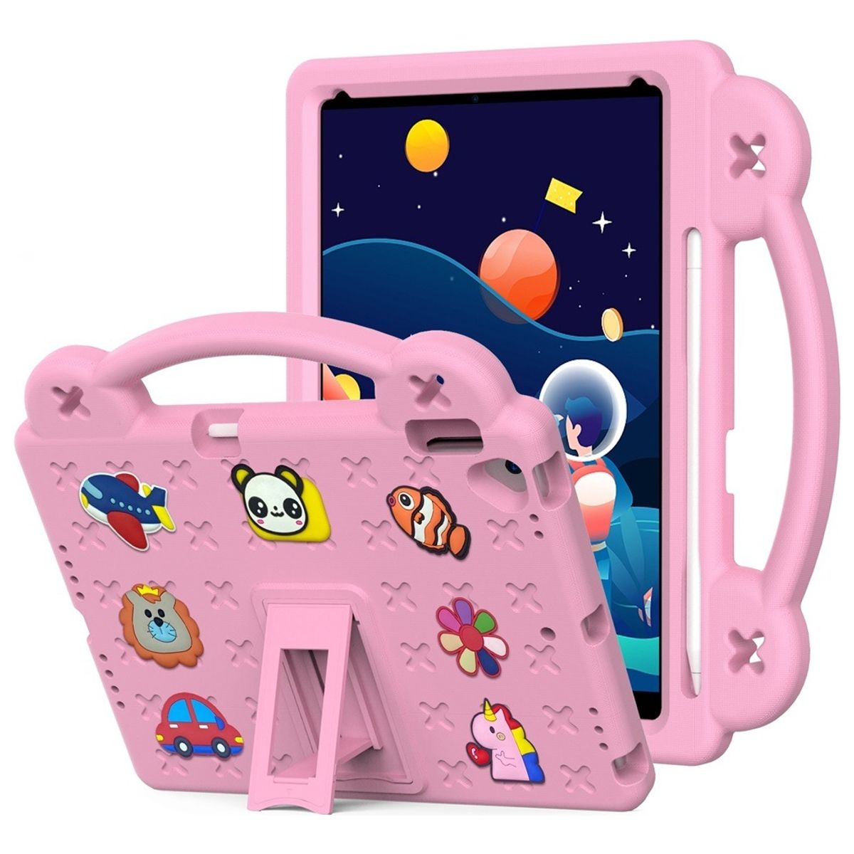 JM IMPORT - Funda EVA iPad Air 4 109 Pro 11  Lámina Hidrogel ROSADO