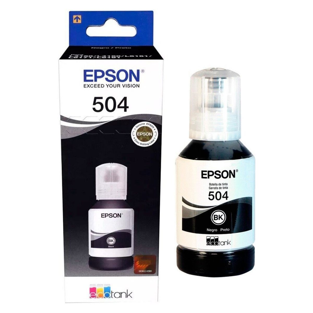EPSON - Tinta Original Epson 504 BK