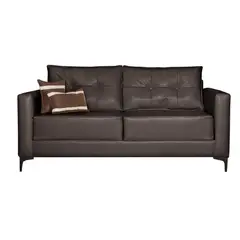 COLBOX - Sofa Cadillac 2 Cuerpos Pu Chocolate