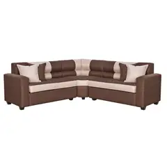 COLBOX - Seccional Camry 212 Tela Chocolate