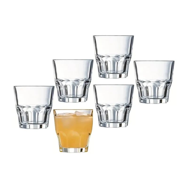 ARCOROC - 12 Vasos Licor 40,5 cc Granity Arcoroc Fabricado en Francia.