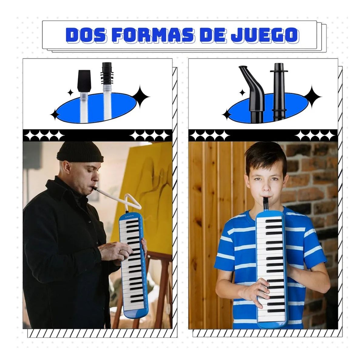 GENERICO - Melódica 32 Notas Musical + Estuche + Boquilla