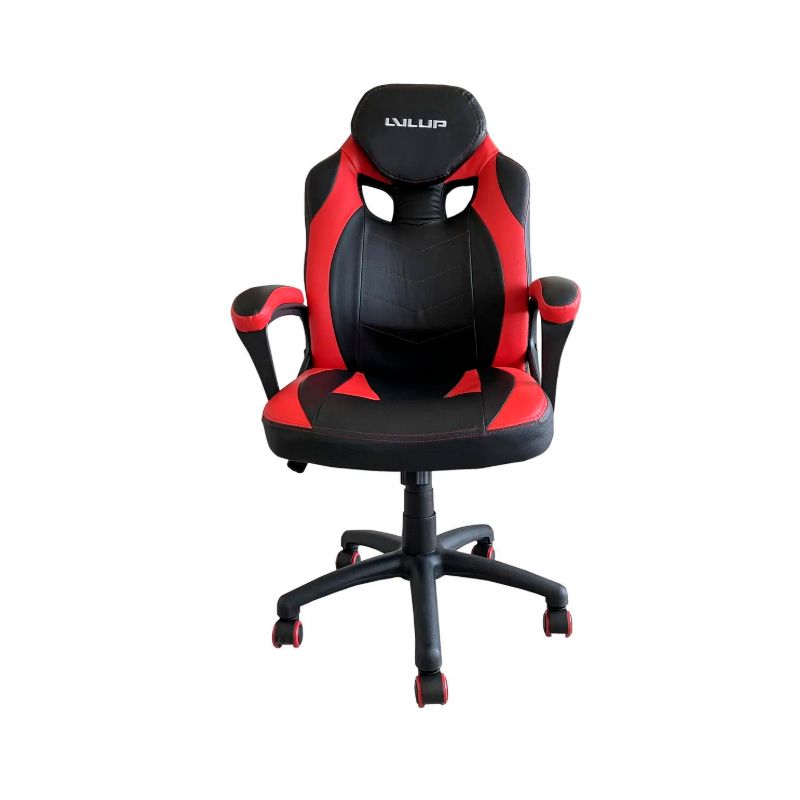 LVLUP - Silla Gamer LVLUP Python Rojo Negro.