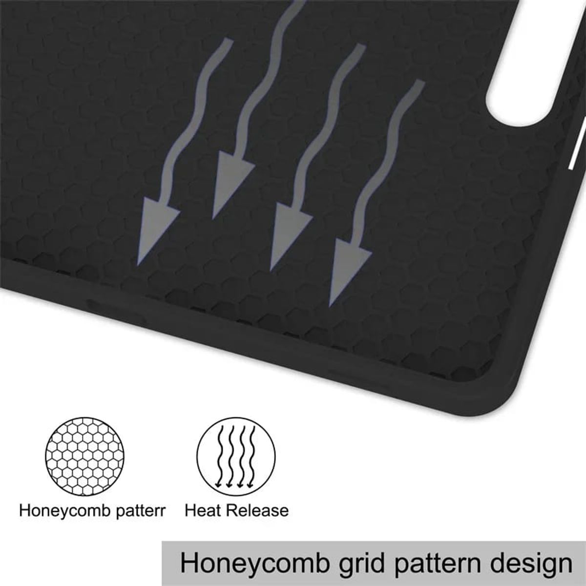 GENERICO - Funda Con Portalápiz Para Samsung Tab S9 Fe Plus 12.4 Negro.