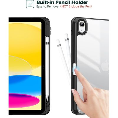 Imagen 2 del producto Funda Híbrida Con Portalápiz Para iPad A16 11va Generacion 11 Negro