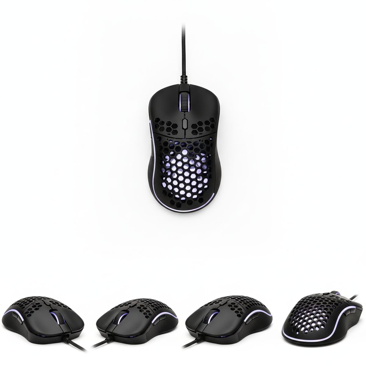 DGX - Mouse Gamer Core DGX  Sensor Óptico Retroiluminado RGB 6 Botones