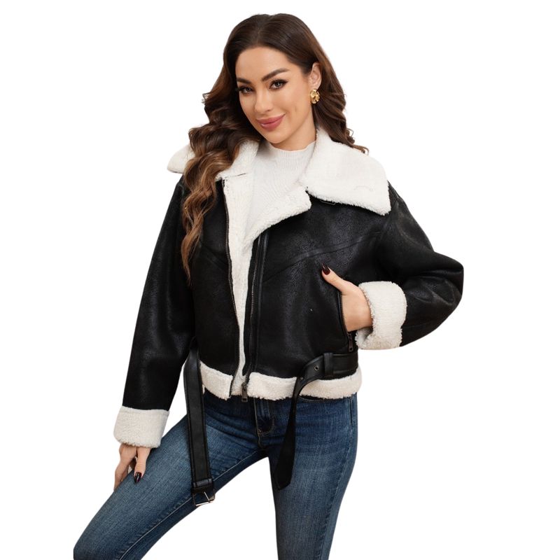 D'JOE - Chaqueta Ecocuero Mujer Oklahoma.