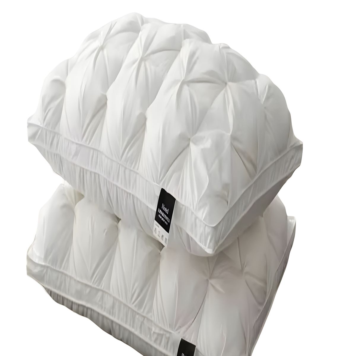 GENERICO - PACK DE 2 ALMOHADAS PREMIUM DOBLE PILLOW 50X70