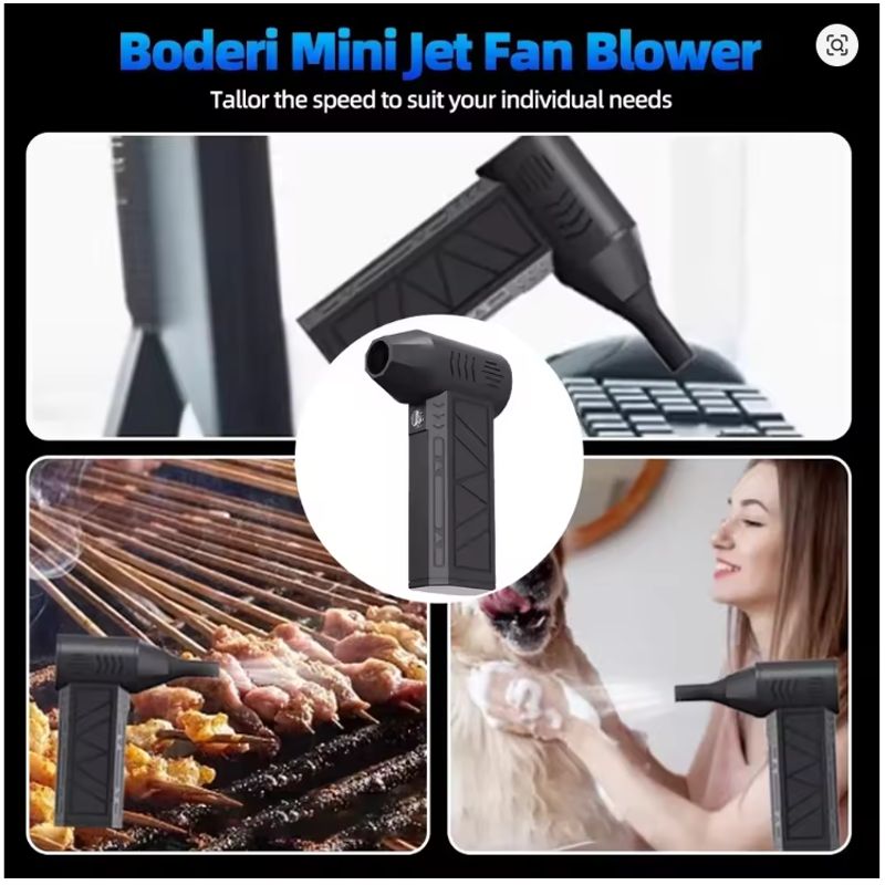GENERICO - Soplador Ventilador Mini Turbo Jet Portátil 130000 RPM
