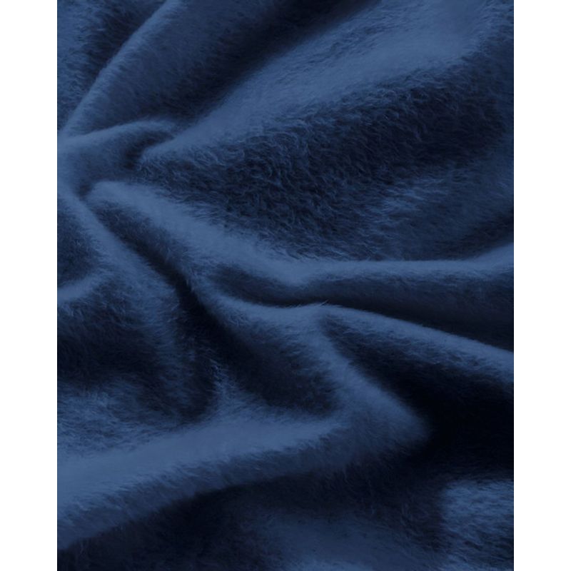 GENERICO - JUEGO DE SÁBANA DE POLAR 2 PLAZAS AZUL.
