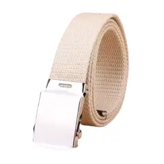 EKOL TACTICA MILITAR - Cinturón Militar De Lona Y Nailon Hebilla Metalizada