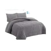 CUBRECAMA DE INVIERNO 2025 CON CHIPORRO 2 PLAZA GRIS.