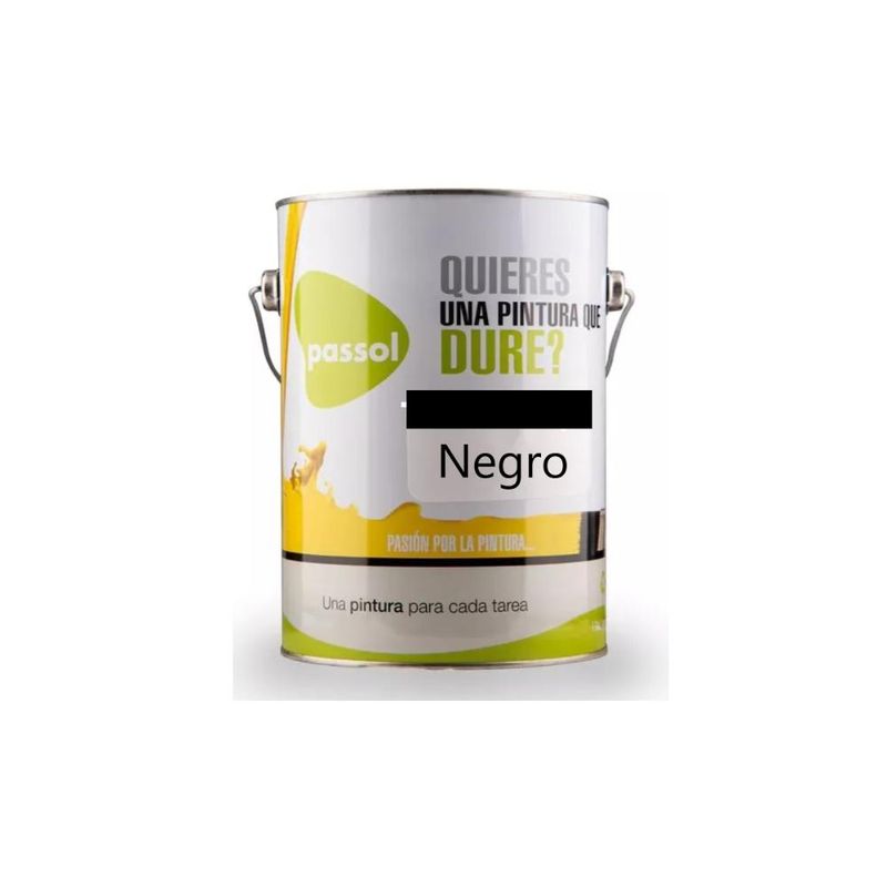 GENERICO - Anticorrosivo Alquídico Negro 1 Galon Passol rejasfierro - Negro.