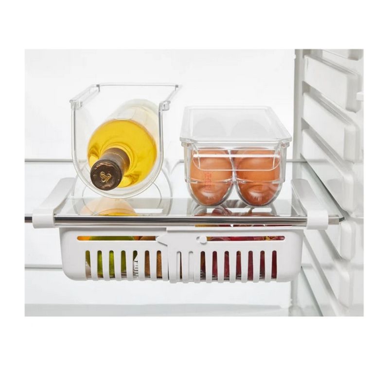 GENERICO - Organizador de botellas de acrílico para refrigerador