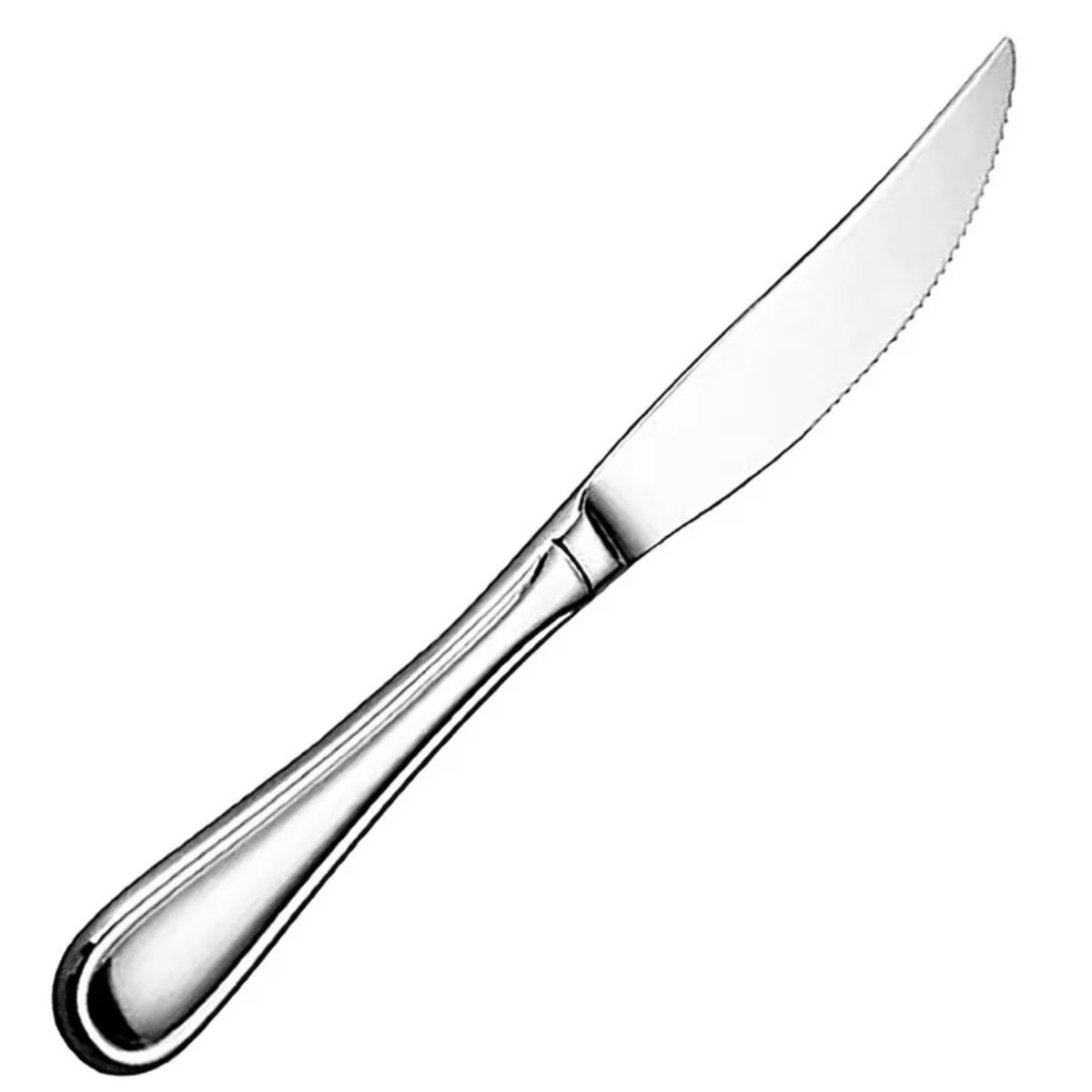 LUGANO - Juego De 24 Cuchillos De Carne Acero Inoxidable