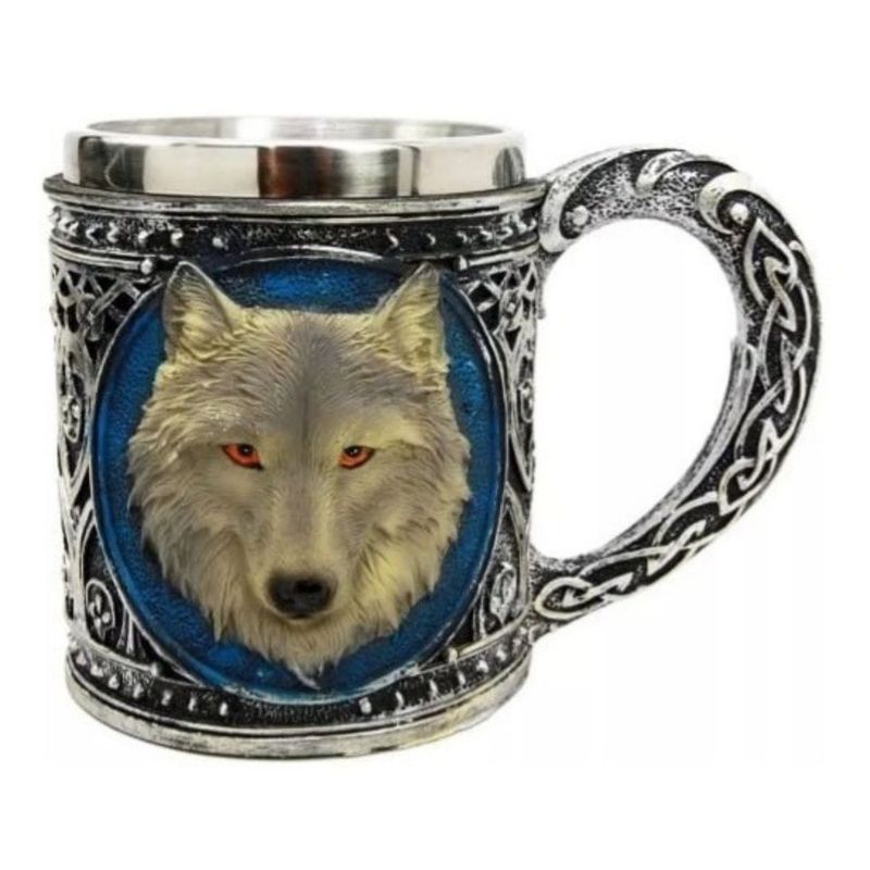 GENERICO - Tazón Lobo Stark Game Of Thrones Tazón Mug