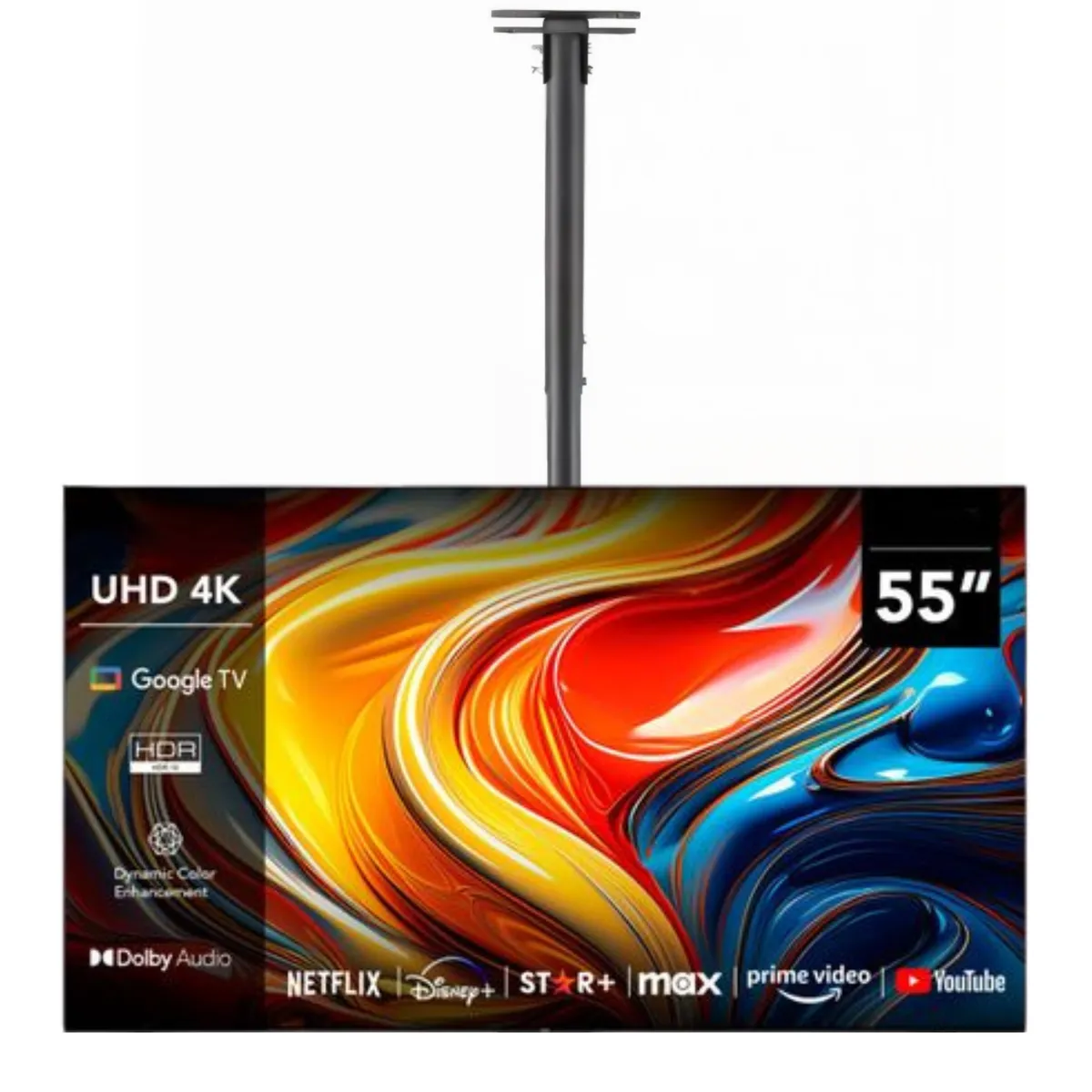 Digilife - Soporte de TV de 32 a 55 para Techo de Acero Reforzado K89