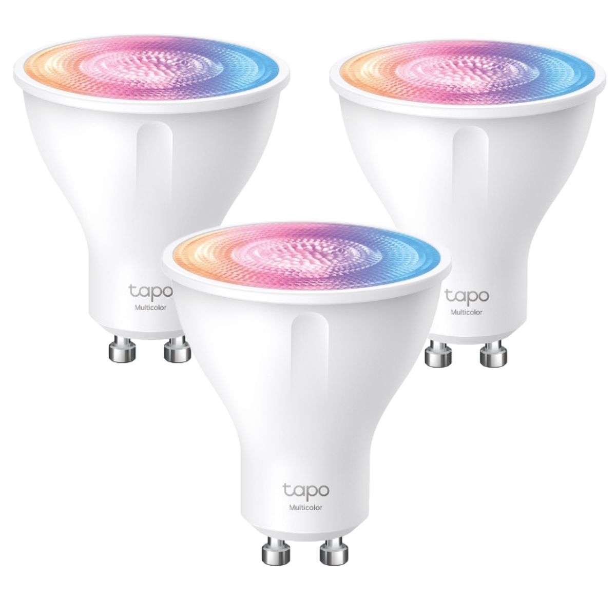 TP LINK - Set 3 Ampolletas Smart Tp-Link Tapo Colores  Gu10 Wi-fi Google Alexa