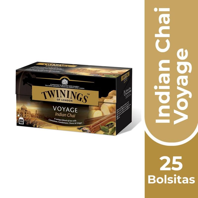 TWININGS - Twinings Indian Chai Voyage x 25 Bolsitas